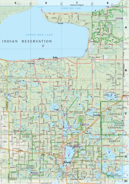 Minnesota Atlas & Gazetteer Page 31 Preview 1