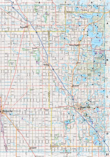 Minnesota Atlas & Gazetteer Page 51 Preview 1