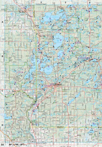 Minnesota Atlas & Gazetteer Page 54 Preview 1