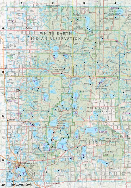 Minnesota Atlas & Gazetteer Page 42 Preview 1