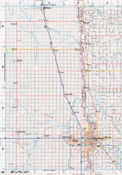 Minnesota Atlas & Gazetteer Page 40 Preview 1