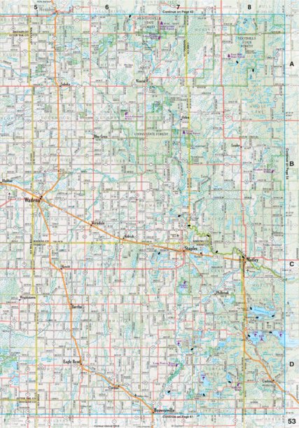 Minnesota Atlas & Gazetteer Page 53 Preview 1