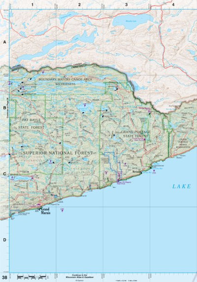 Minnesota Atlas & Gazetteer Page 38 Preview 1