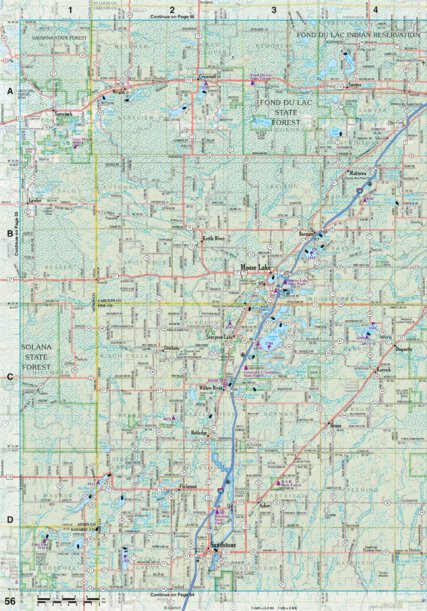 Minnesota Atlas & Gazetteer Page 56 Preview 1