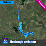 Олександрівське водосховище, р. Південний буг (Миколаївска область). Карта глибин. (Package) Preview 1