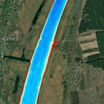 22. Південний Буг річка (с.Ковалівка) Миколаївська область. Карта глибин. Preview 1