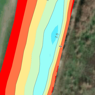 03. Південний Буг річка (с.А.Ставки) Миколаївська область. Карта глибин. Preview 2
