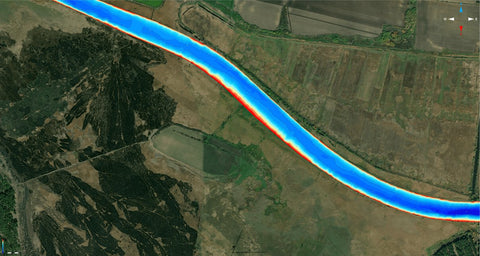 18. Південний Буг річка (с.Новоандріївка) Миколаївська область. Карта глибин. Preview 1