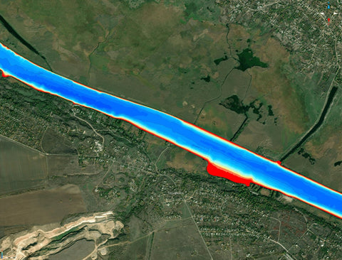 24. Південний Буг річка (с.Тернувате) Миколаївська область. Карта глибин. Preview 1