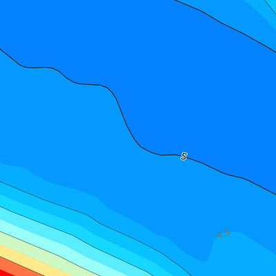 24. Південний Буг річка (с.Тернувате) Миколаївська область. Карта глибин. Preview 2
