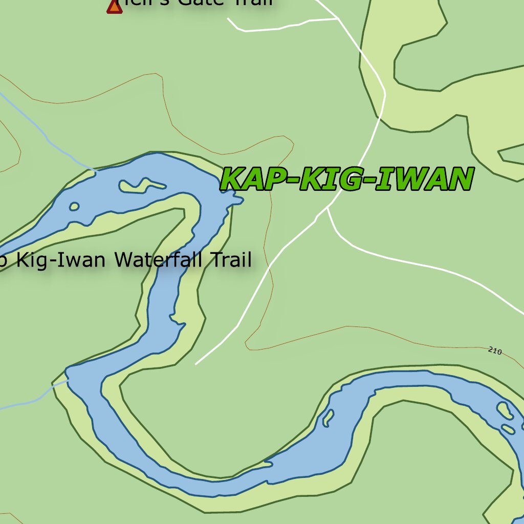 Ontario Provincial Park: Kap-Kig-Iwan Map by Xavier Maps | Avenza Maps