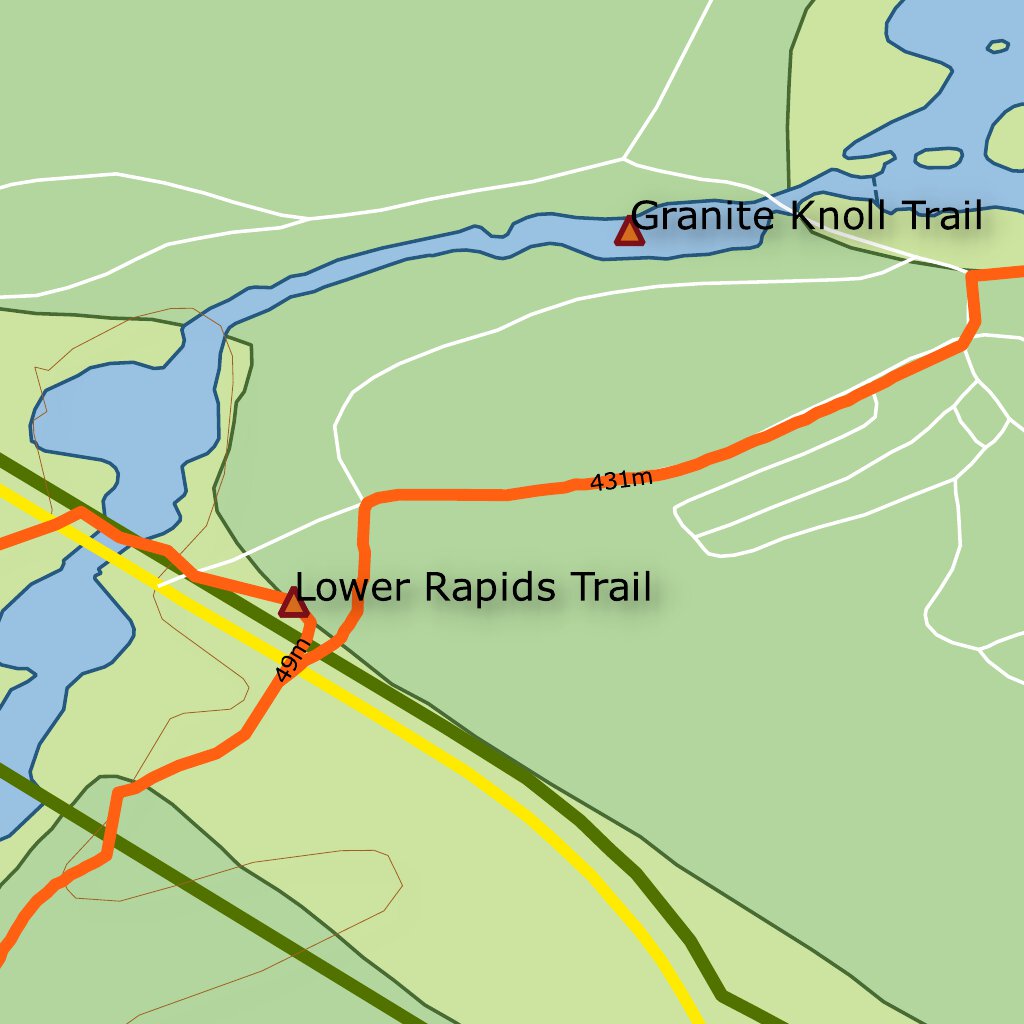 Ontario Provincial Park: Rushing River Map by Xavier Maps | Avenza Maps
