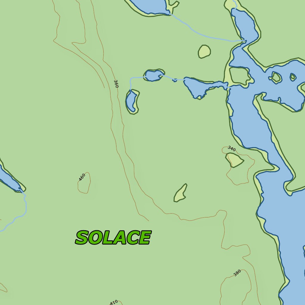 Ontario Provincial Park: Solace Map by Xavier Maps | Avenza Maps