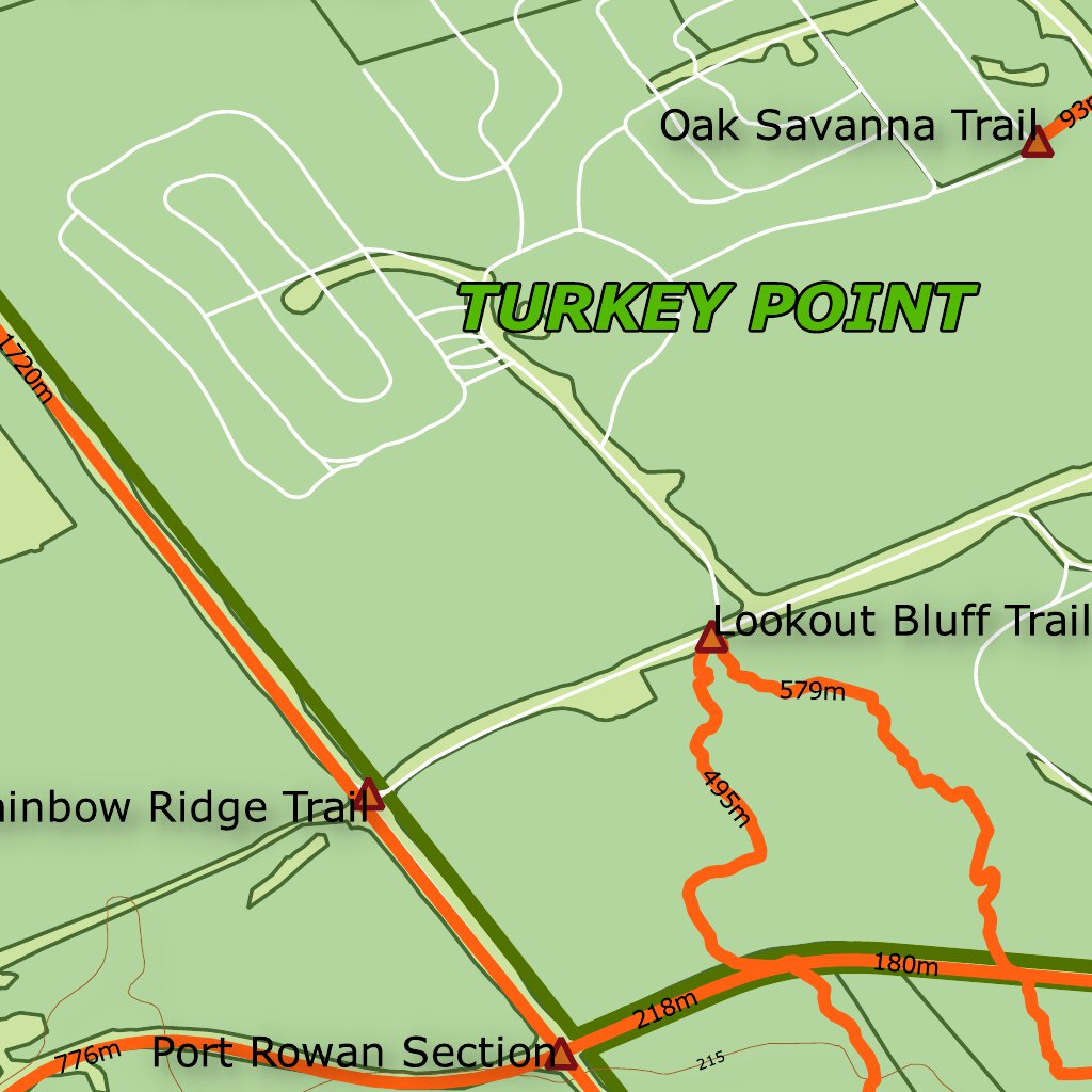 Turkey Point Map Ontario Provincial Park: Turkey Point Map by Xavier Maps | Avenza Maps