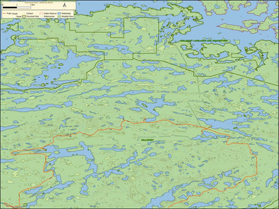 Ontario Provincial Park: Killarney North Map Preview 1