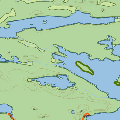 Ontario Provincial Park: Killarney North Map Preview 2