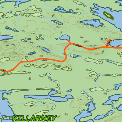 Ontario Provincial Park: Killarney Overview Map Preview 2