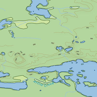 Ontario Provincial Park: Killarney South Map Preview 2