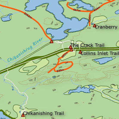 Ontario Provincial Park: Killarney South Map Preview 3