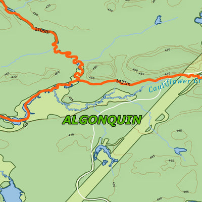 Algonquin Provincial Park - South Map Part 2 Preview 2