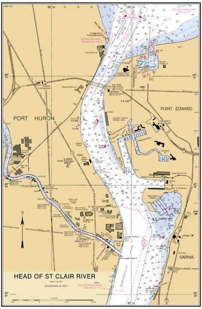 Head Of St Clair River Michigan Inset Preview 1