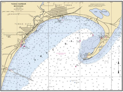 Tawas Harbor Michigan Inset Preview 1