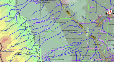 4 Map Bundle for Pikes Peak, Canon City, Blanca Peak and Pueblo - 100K Exploration Maps Preview 1