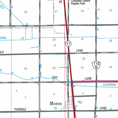 Rio Grande National Forest Visitor Map - Conejos Peak Ranger District (East Half) Preview 2