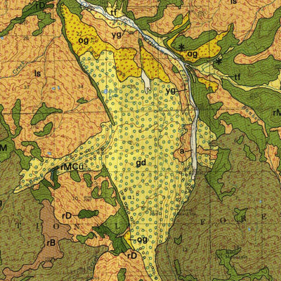 Surficial geologic map of the Meeker 30' X 60' quadrangle, Garfield, Moffat, Rio Blanco Counties Preview 2