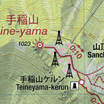Teine-yama 手稲山 Hiking Map (Hokkaido, Japan) 1:20,000 Preview 3