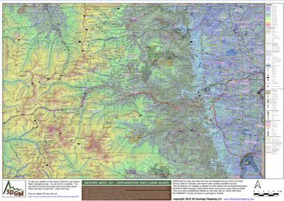 10-map FrontRange Bundle: FtCollins EstesPk DenverE-W CastleRk Bailey CoSpgs PikesPk Pueblo CanonCty Preview 1