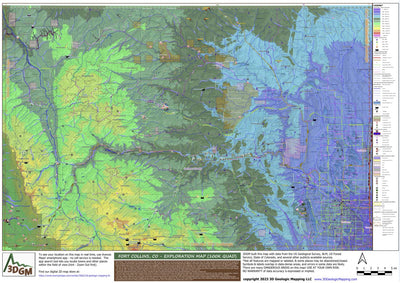 10-map FrontRange Bundle: FtCollins EstesPk DenverE-W CastleRk Bailey CoSpgs PikesPk Pueblo CanonCty Preview 2