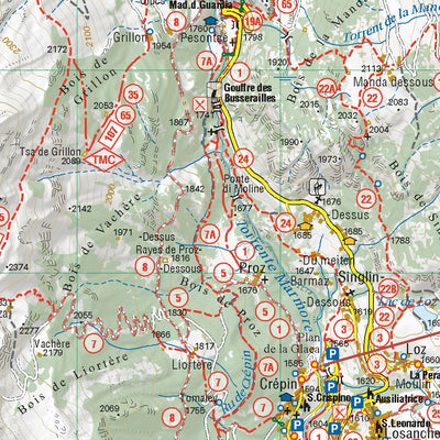 Val d'Ayas Nord MTB map Preview 3