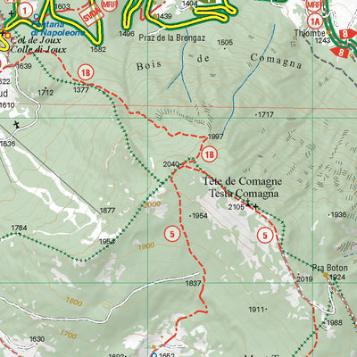 Val d'Ayas Sud MTB map Preview 2