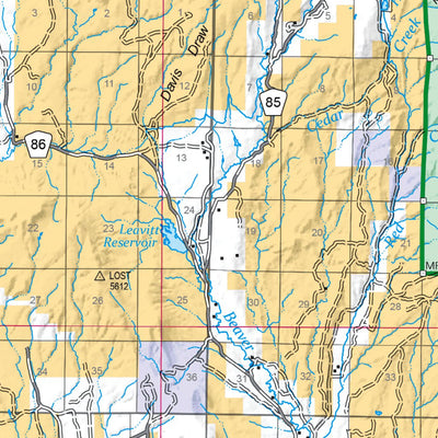 Bighorn National Forest Visitor Map (North Half) Preview 3