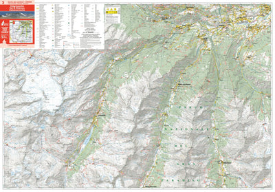 Valgrisenche, Val di Rhêmes, Valsavarenche 1:25.000 Preview 1