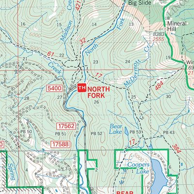 Bob Marshall, Great Bear and Scapegoat Wilderness Areas 2012 South Half Limited Revision 2020 Preview 3