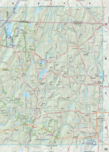 Connecticut/Rhode Island Atlas & Gazetteer - Page 23 Preview 1