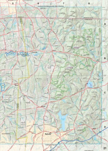 Connecticut/Rhode Island Atlas & Gazetteer - Page 21 Preview 1