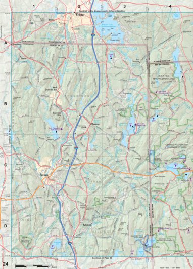 Connecticut/Rhode Island Atlas & Gazetteer - Page 24 Preview 1