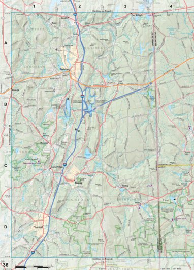 Connecticut/Rhode Island Atlas & Gazetteer - Page 36 Preview 1
