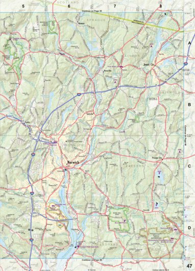 Connecticut/Rhode Island Atlas & Gazetteer - Page 47 Preview 1