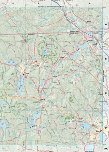 Connecticut/Rhode Island Atlas & Gazetteer - Page 25 Preview 1