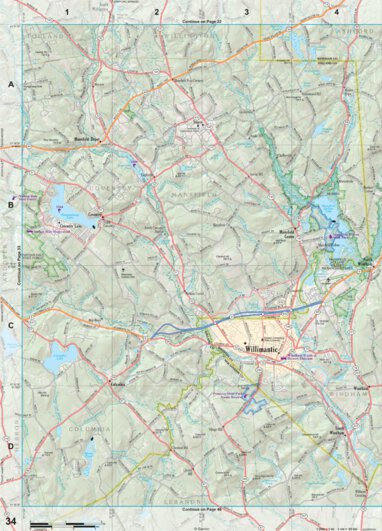 Connecticut/Rhode Island Atlas & Gazetteer - Page 34 Preview 1