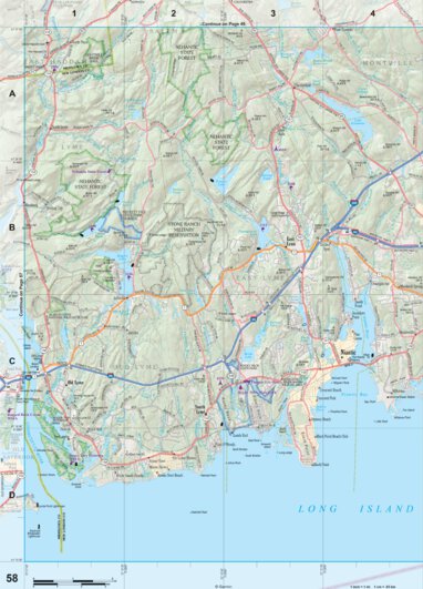 Connecticut/Rhode Island Atlas & Gazetteer - Page 58 Preview 1