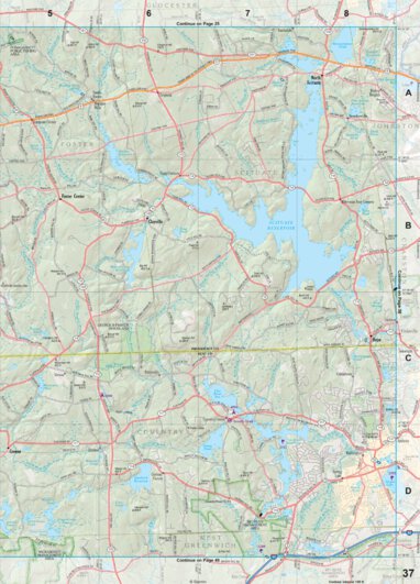 Connecticut/Rhode Island Atlas & Gazetteer - Page 37 Preview 1