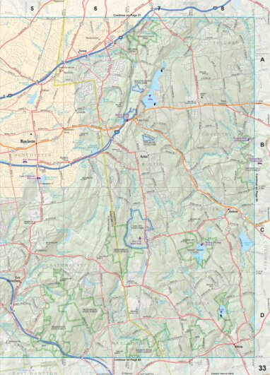 Connecticut/Rhode Island Atlas & Gazetteer - Page 33 Preview 1