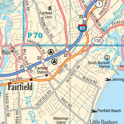 Connecticut/Rhode Island Atlas & Gazetteer - Page 66 Preview 2