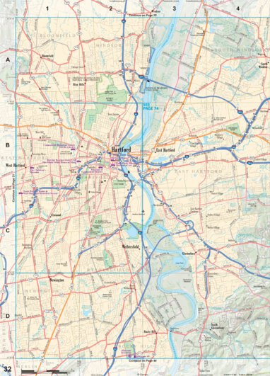 Connecticut/Rhode Island Atlas & Gazetteer - Page 32 Preview 1