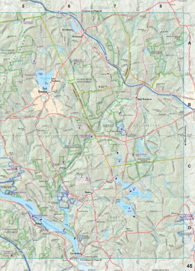 Connecticut/Rhode Island Atlas & Gazetteer - Page 45 Preview 1